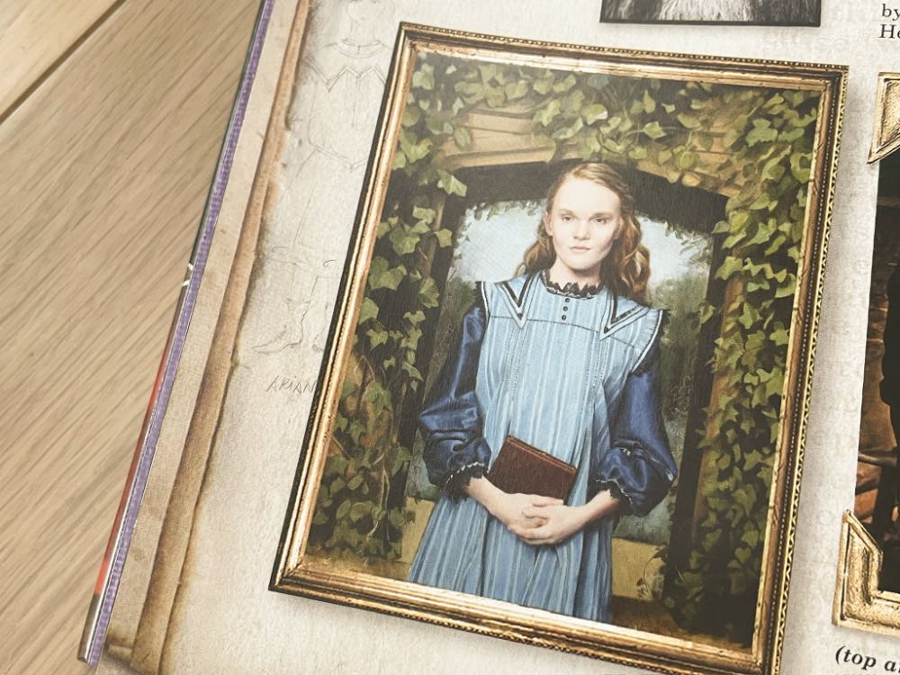 ダンブルドアの妹アリアナの写真